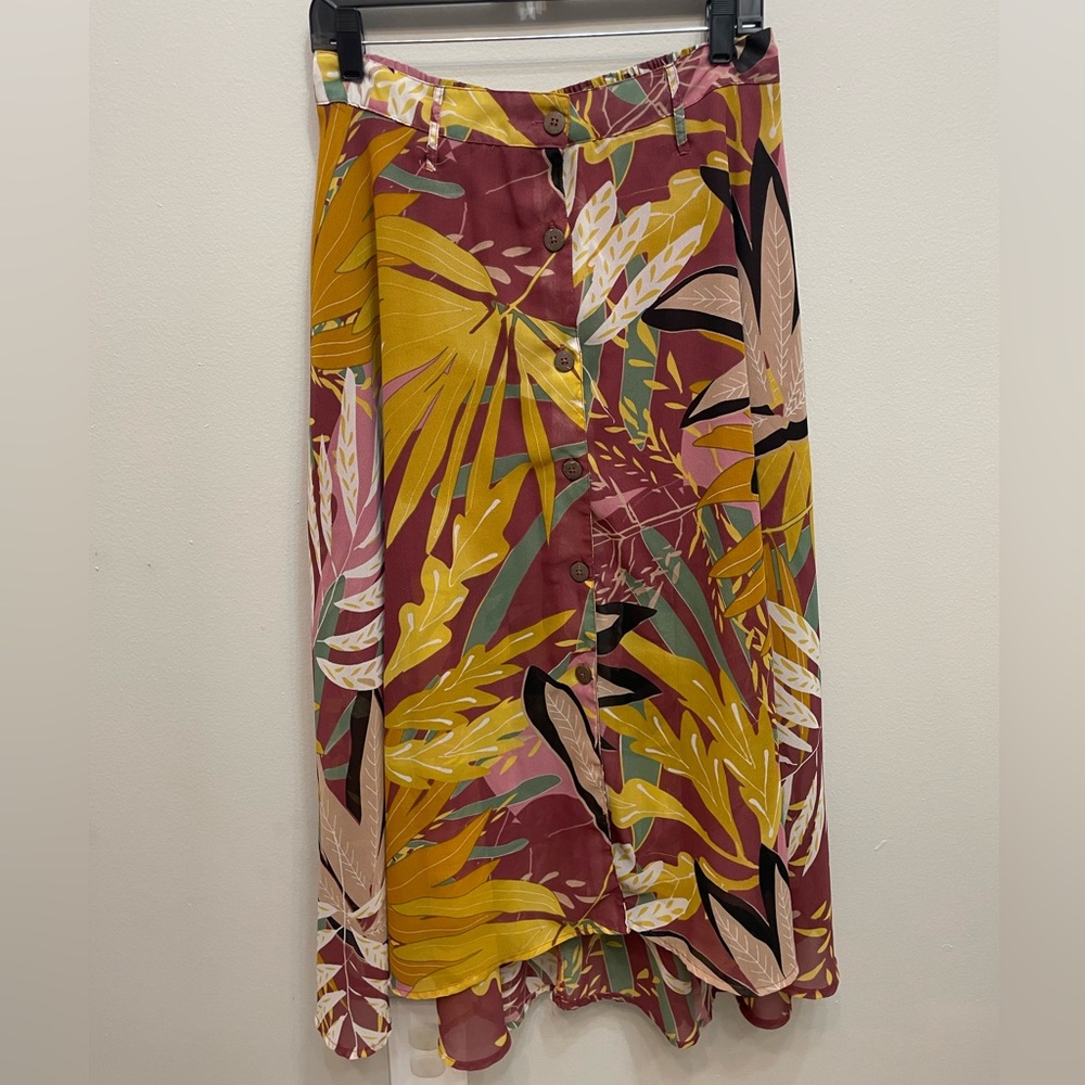 Truly 4 You Multicolor Floral Skirt